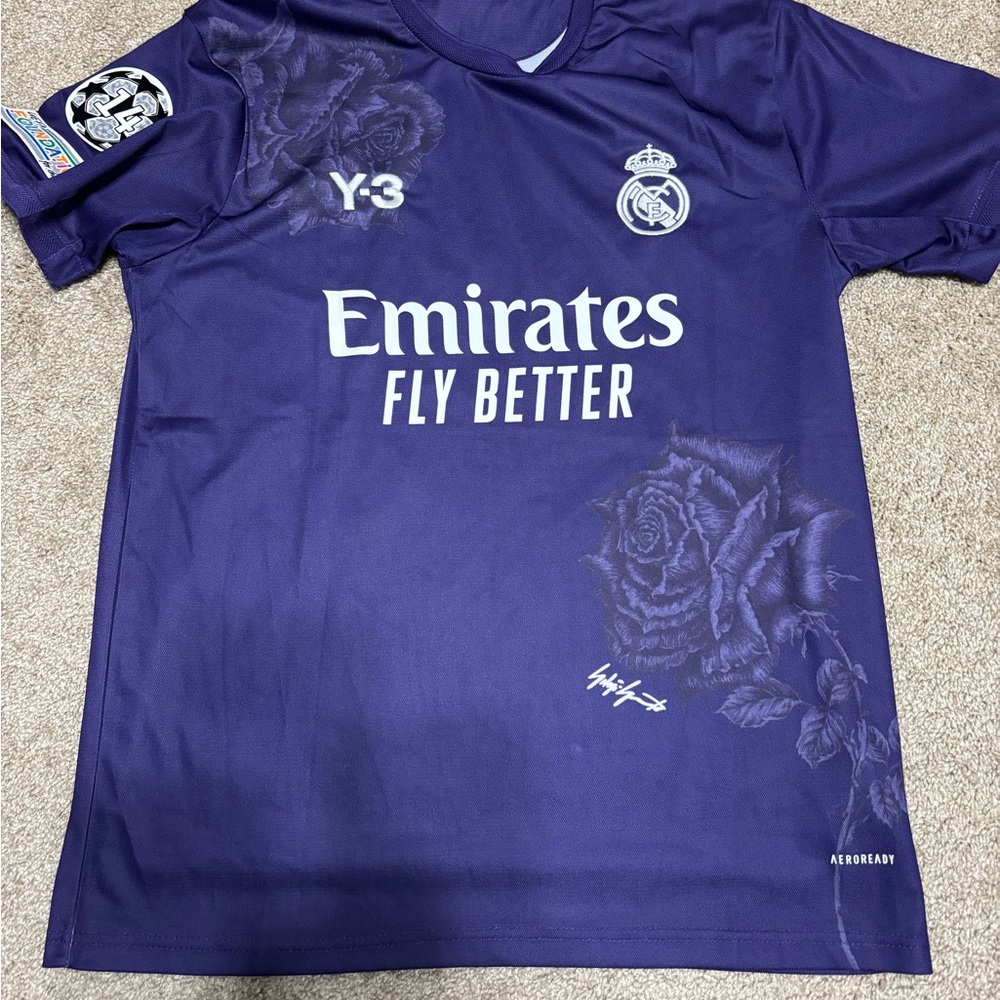 Real Madrid Y-3 Purple soccer jersey